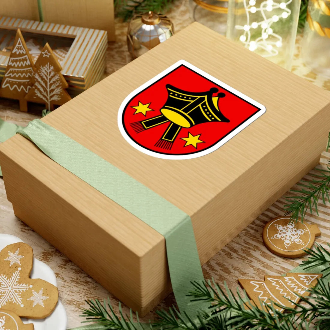 Wappen Klingnau (Switzerland) (Coat of Arms) STICKER Vinyl Kiss-Cut Decal - The Sticker Space