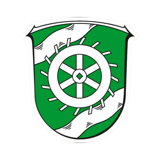 Wappen Knüllwald (Germany) (Coat of Arms) STICKER Vinyl Kiss-Cut Decal 2 Inch White - The Sticker Space