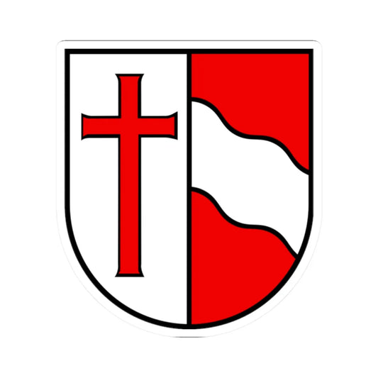 Wappen Künten AG (Switzerland) (Coat of Arms) STICKER Vinyl Kiss-Cut Decal 2 Inch White - The Sticker Space
