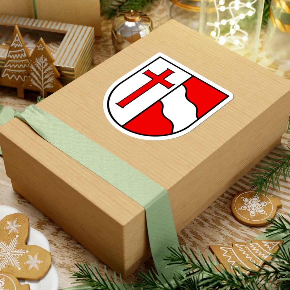 Wappen Künten AG (Switzerland) (Coat of Arms) STICKER Vinyl Kiss-Cut Decal - The Sticker Space