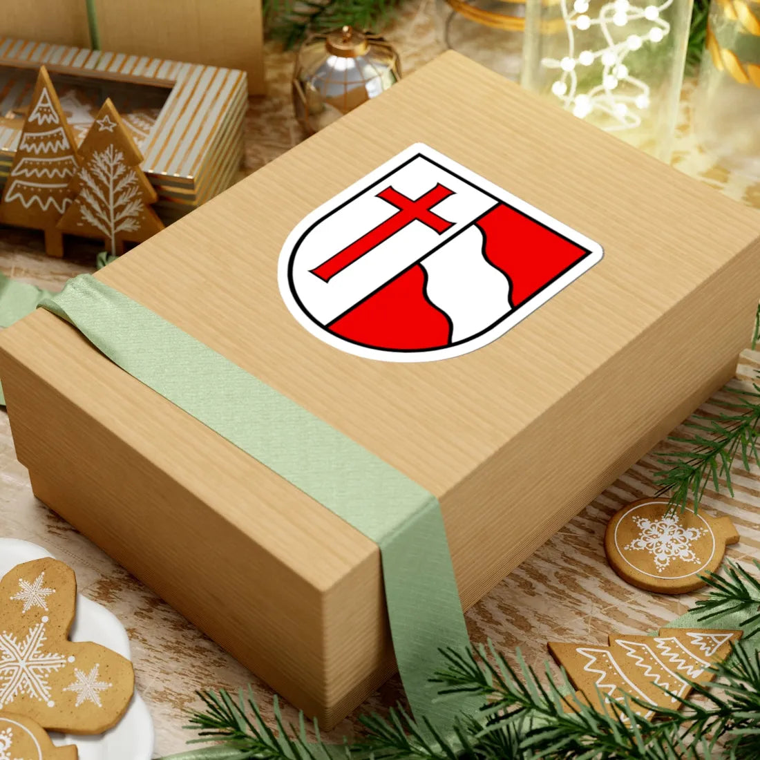 Wappen Künten (Switzerland) (Coat of Arms) STICKER Vinyl Kiss-Cut Decal - The Sticker Space