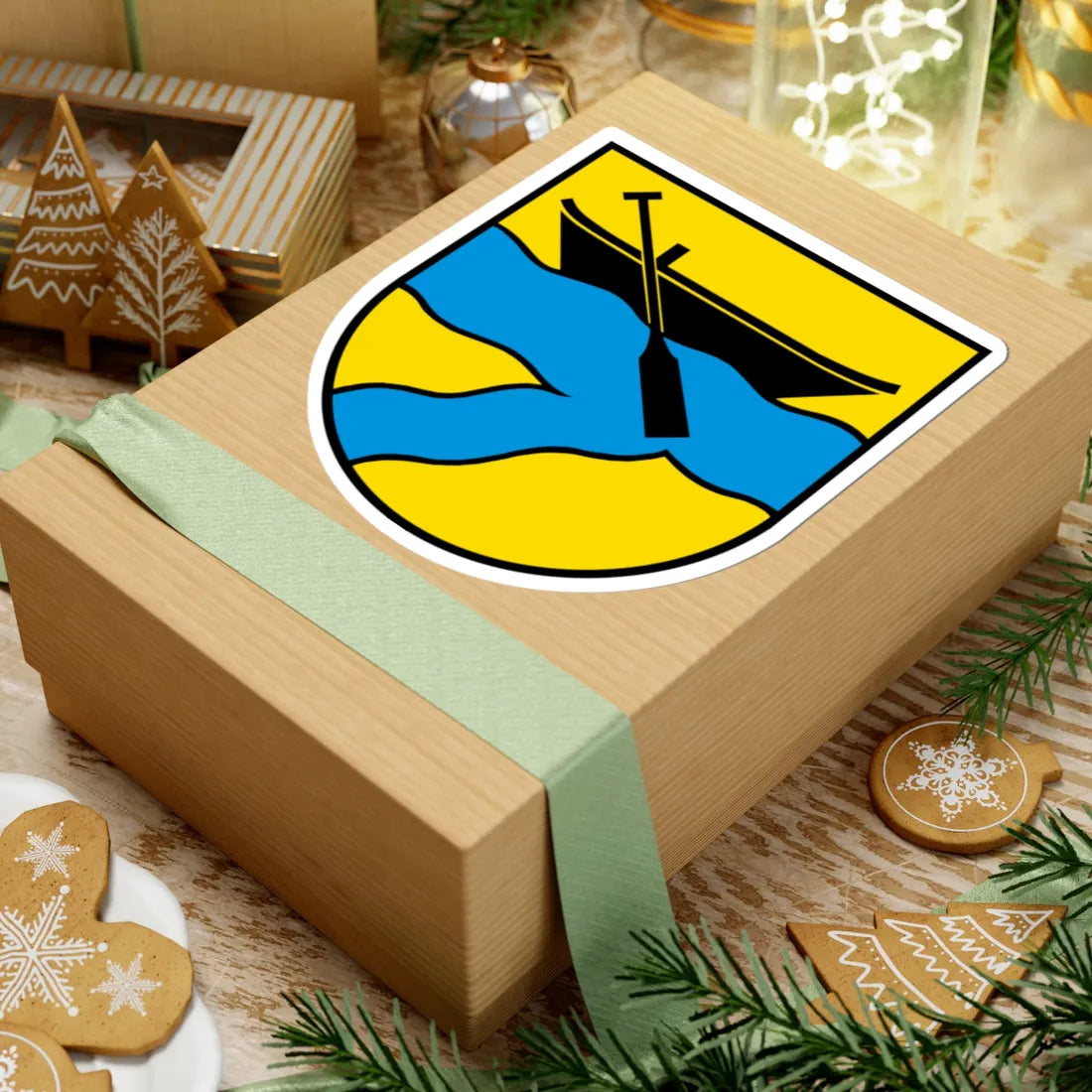 Wappen Koblenz AG (Switzerland) (Coat of Arms) STICKER Vinyl Kiss-Cut Decal - The Sticker Space