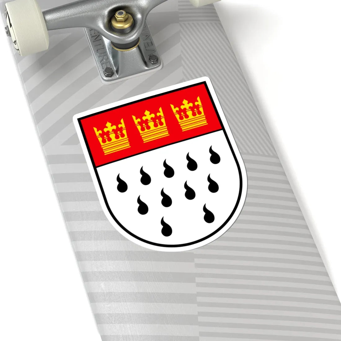 Wappen Koeln (Germany) (Coat of Arms) STICKER Vinyl Kiss-Cut Decal - The Sticker Space
