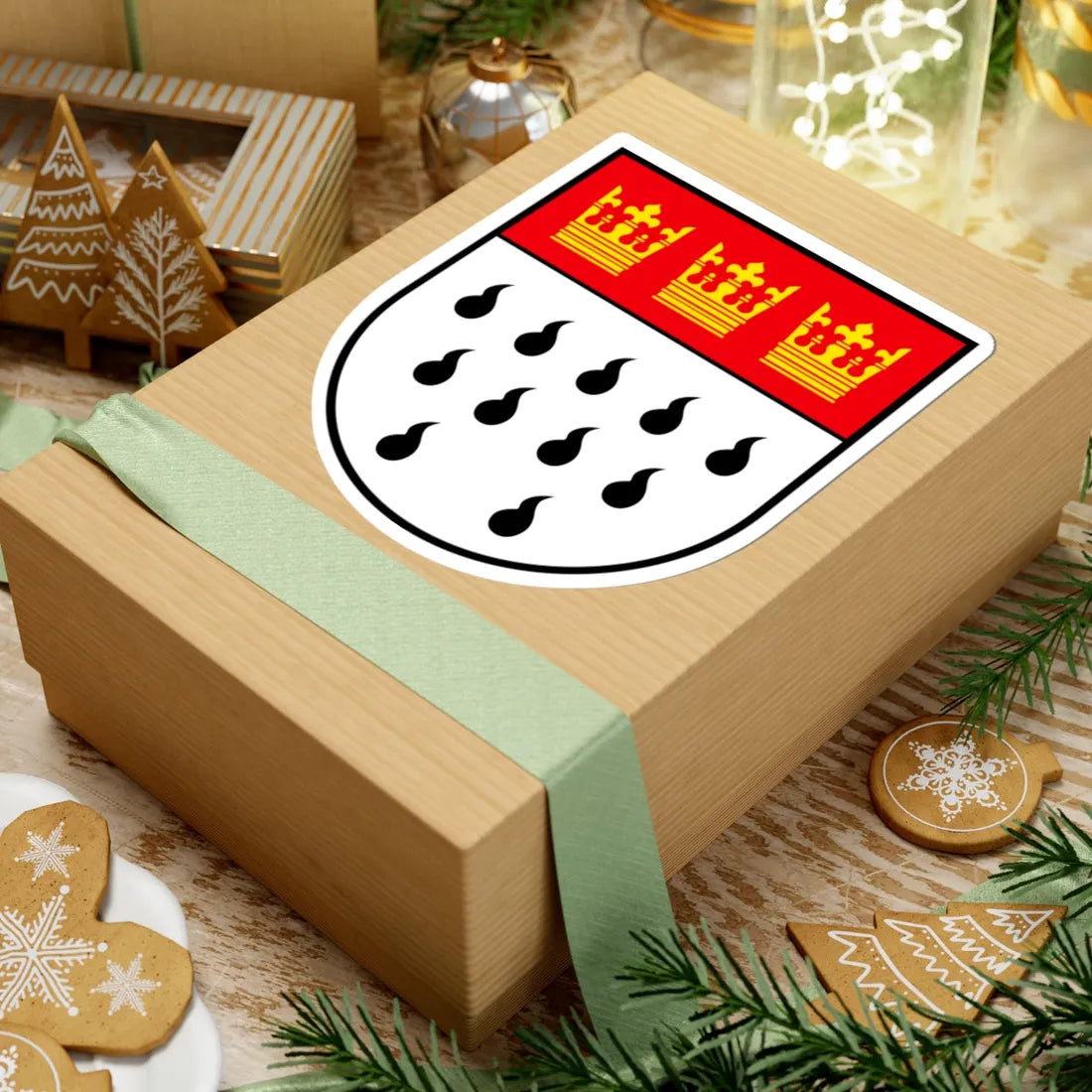 Wappen Koeln (Germany) (Coat of Arms) STICKER Vinyl Kiss-Cut Decal - The Sticker Space