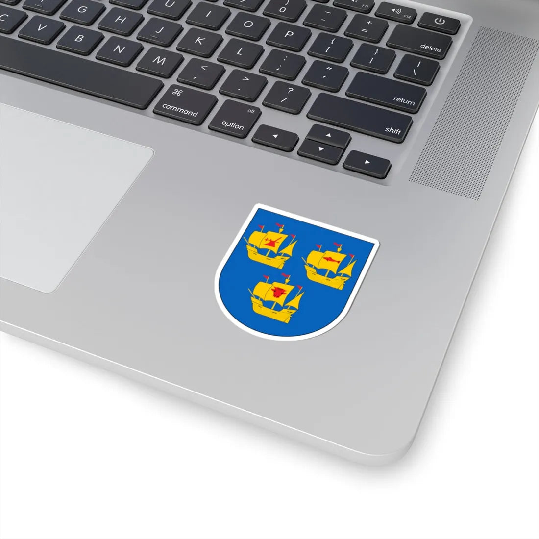Wappen Kreis Nordfriesland (Germany) (Coat of Arms) STICKER Vinyl Kiss-Cut Decal - The Sticker Space