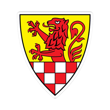 Wappen Kreis Unna (Germany) (Coat of Arms) STICKER Vinyl Kiss-Cut Decal 3 Inch White - The Sticker Space