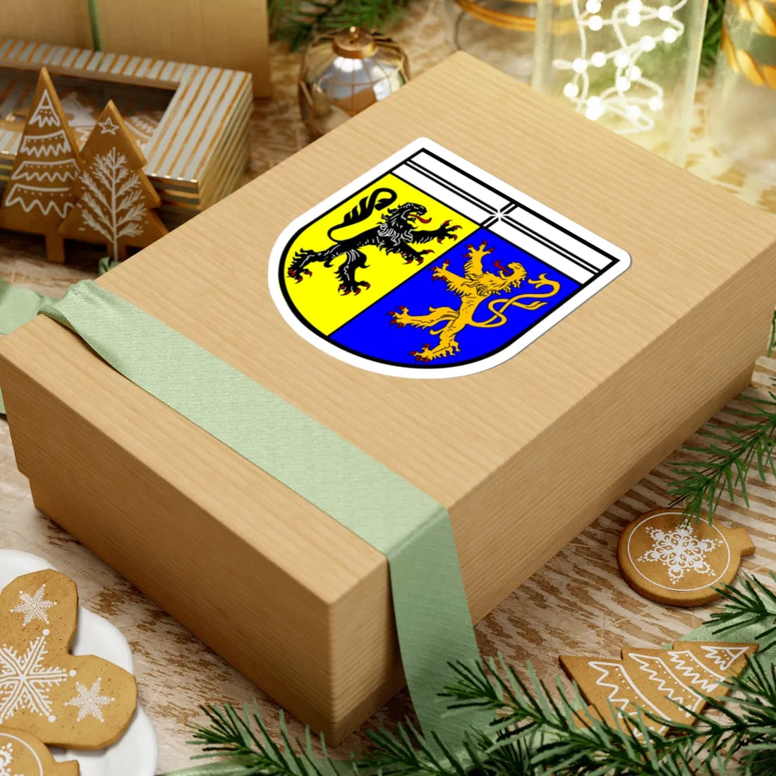 Wappen Kreis Viersen (Germany) (Coat of Arms) STICKER Vinyl Kiss-Cut Decal - The Sticker Space