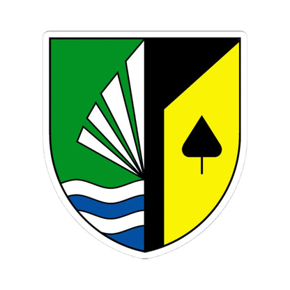 Wappen Kreischa (Germany) (Coat of Arms) STICKER Vinyl Kiss-Cut Decal 4 Inch White - The Sticker Space