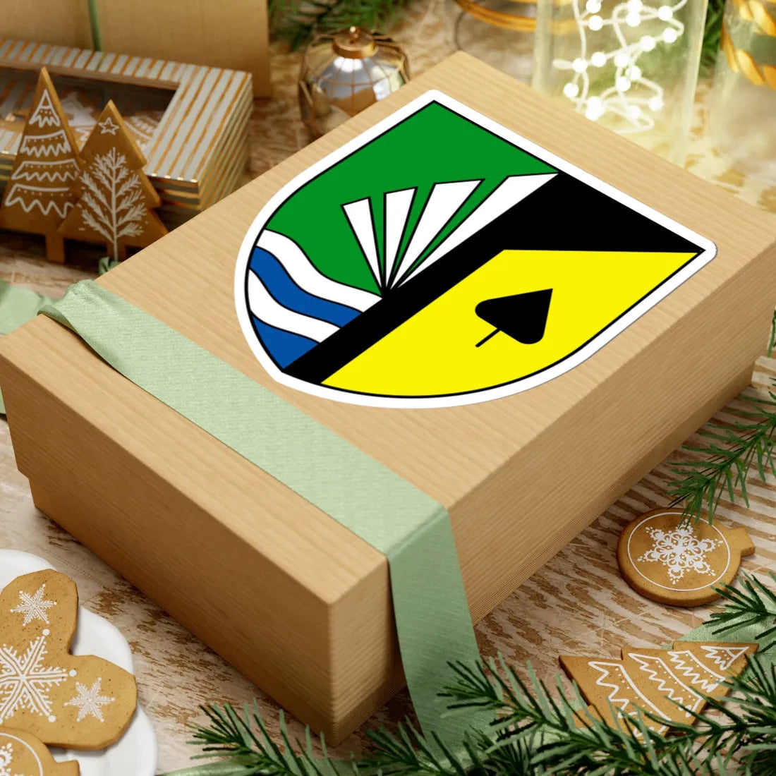 Wappen Kreischa (Germany) (Coat of Arms) STICKER Vinyl Kiss-Cut Decal - The Sticker Space