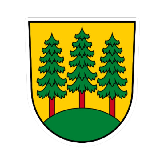 Wappen Krinau (Switzerland) (Coat of Arms) STICKER Vinyl Kiss-Cut Decal 2 Inch White - The Sticker Space