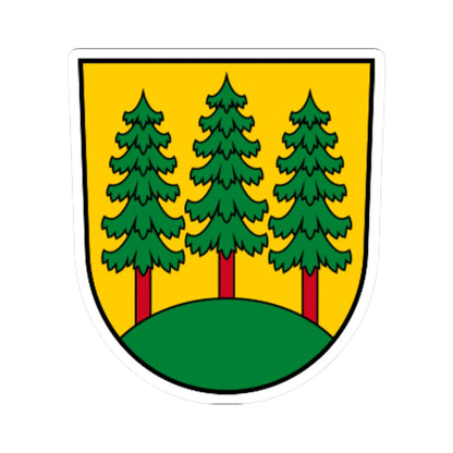 Wappen Krinau (Switzerland) (Coat of Arms) STICKER Vinyl Kiss-Cut Decal 3 Inch White - The Sticker Space