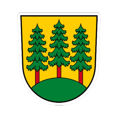 Wappen Krinau (Switzerland) (Coat of Arms) STICKER Vinyl Kiss-Cut Decal 4 Inch White - The Sticker Space