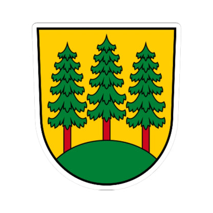 Wappen Krinau (Switzerland) (Coat of Arms) STICKER Vinyl Kiss-Cut Decal 6 Inch White - The Sticker Space