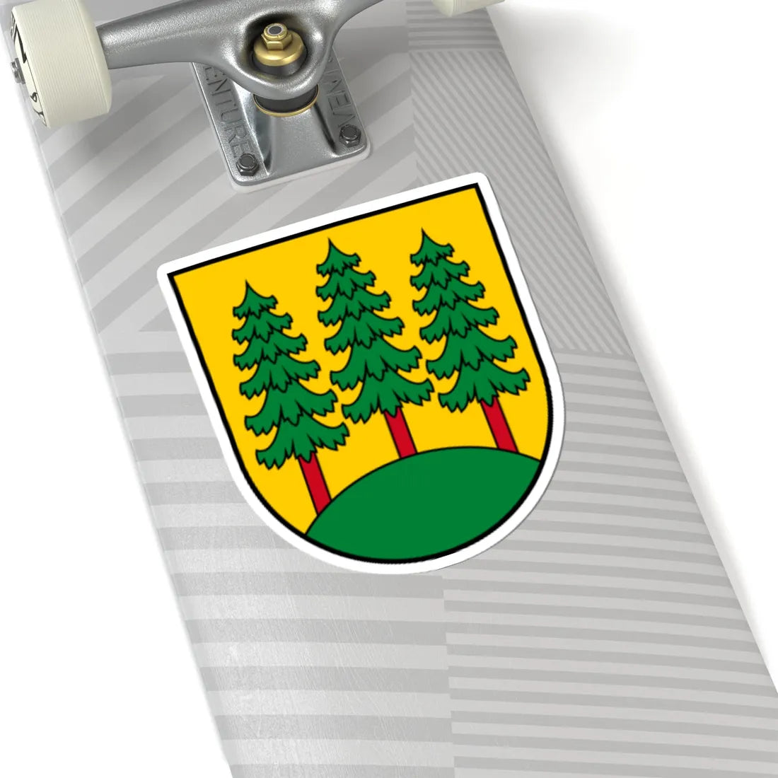 Wappen Krinau (Switzerland) (Coat of Arms) STICKER Vinyl Kiss-Cut Decal - The Sticker Space