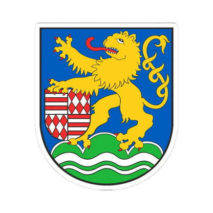 Wappen Kyffhäuserkreis (Germany) (Coat of Arms) STICKER Vinyl Kiss-Cut Decal 4 Inch White - The Sticker Space