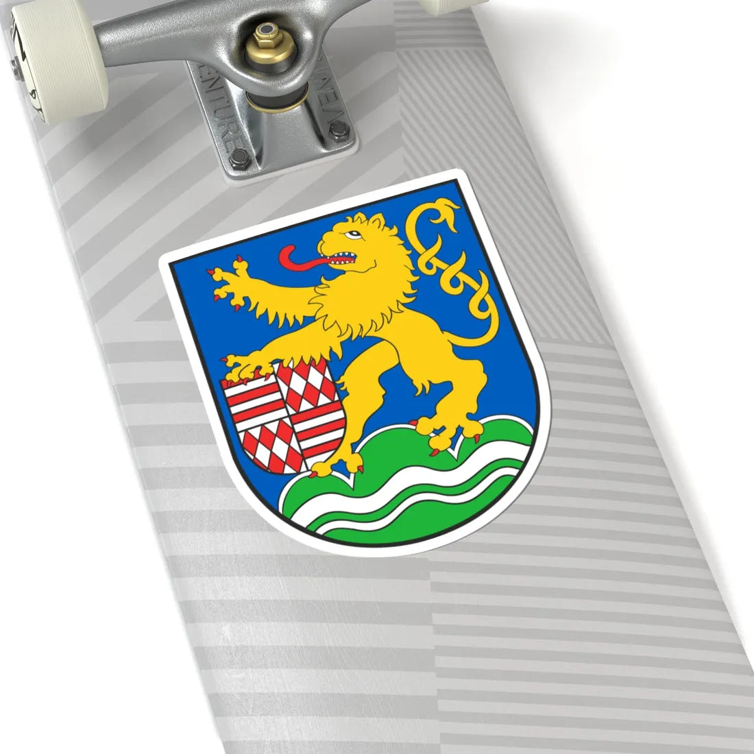 Wappen Kyffhäuserkreis (Germany) (Coat of Arms) STICKER Vinyl Kiss-Cut Decal - The Sticker Space