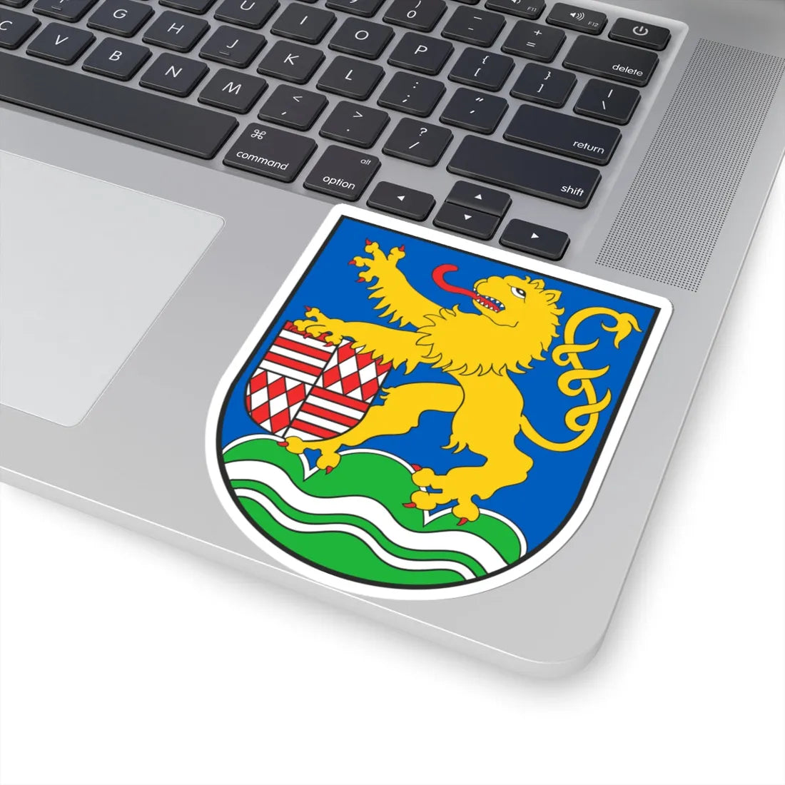 Wappen Kyffhäuserkreis (Germany) (Coat of Arms) STICKER Vinyl Kiss-Cut Decal - The Sticker Space