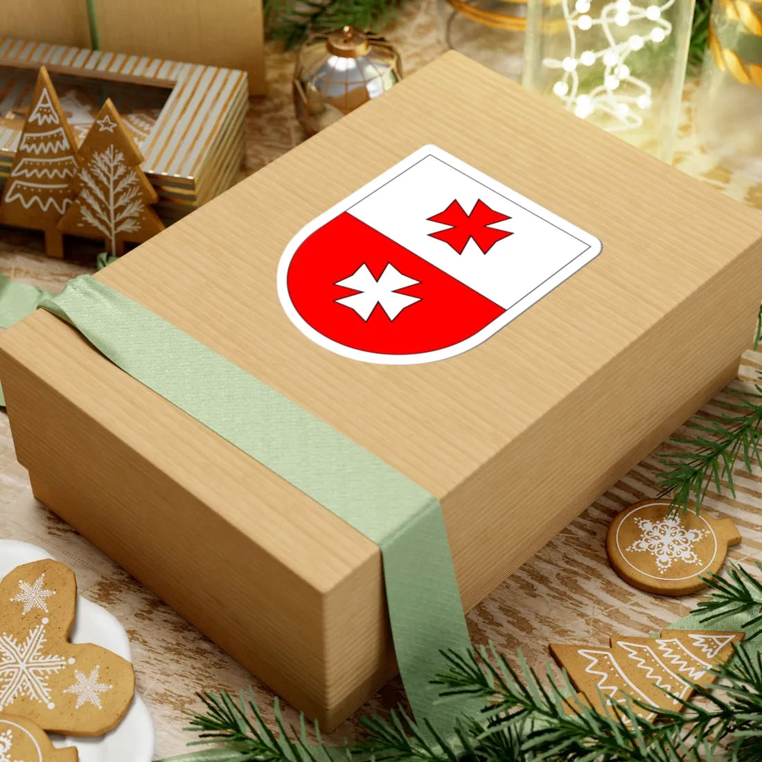 Wappen La Chaux (Switzerland) (Coat of Arms) STICKER Vinyl Kiss-Cut Decal - The Sticker Space