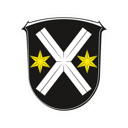 Wappen Lampertheim (Germany) (Coat of Arms) STICKER Vinyl Kiss-Cut Decal 2 Inch White - The Sticker Space