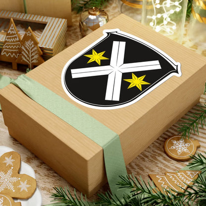 Wappen Lampertheim (Germany) (Coat of Arms) STICKER Vinyl Kiss-Cut Decal - The Sticker Space