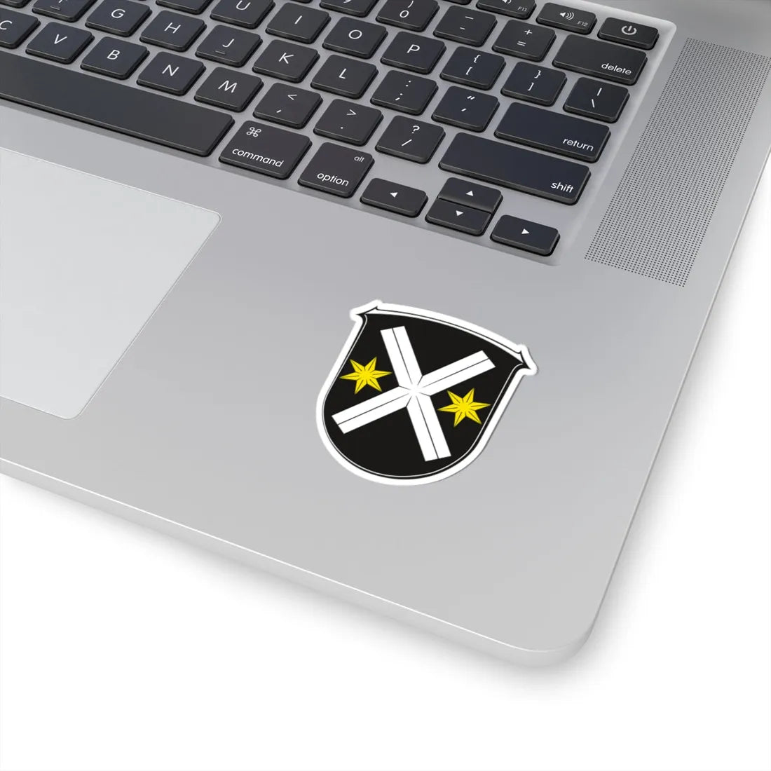 Wappen Lampertheim (Germany) (Coat of Arms) STICKER Vinyl Kiss-Cut Decal - The Sticker Space
