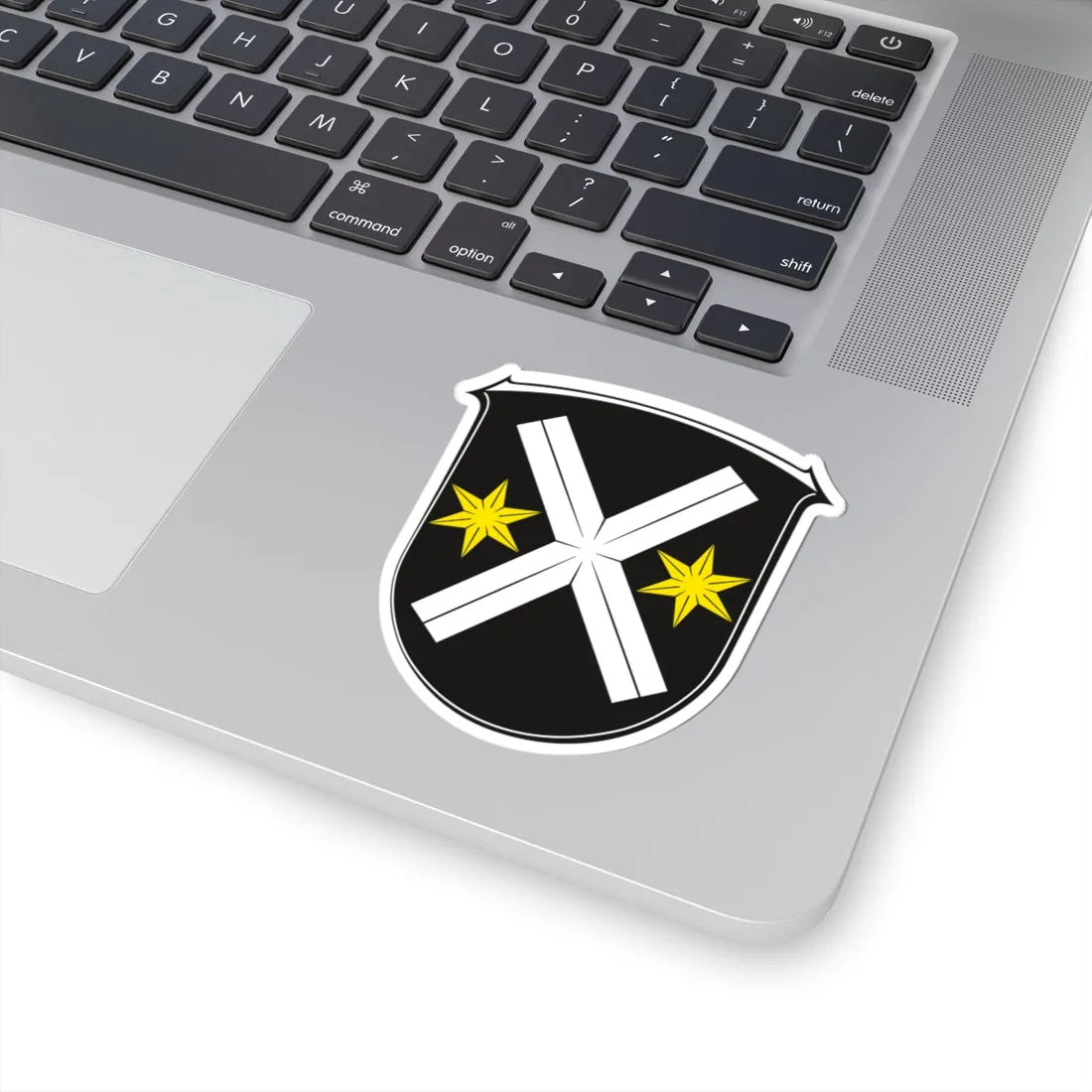 Wappen Lampertheim (Germany) (Coat of Arms) STICKER Vinyl Kiss-Cut Decal - The Sticker Space