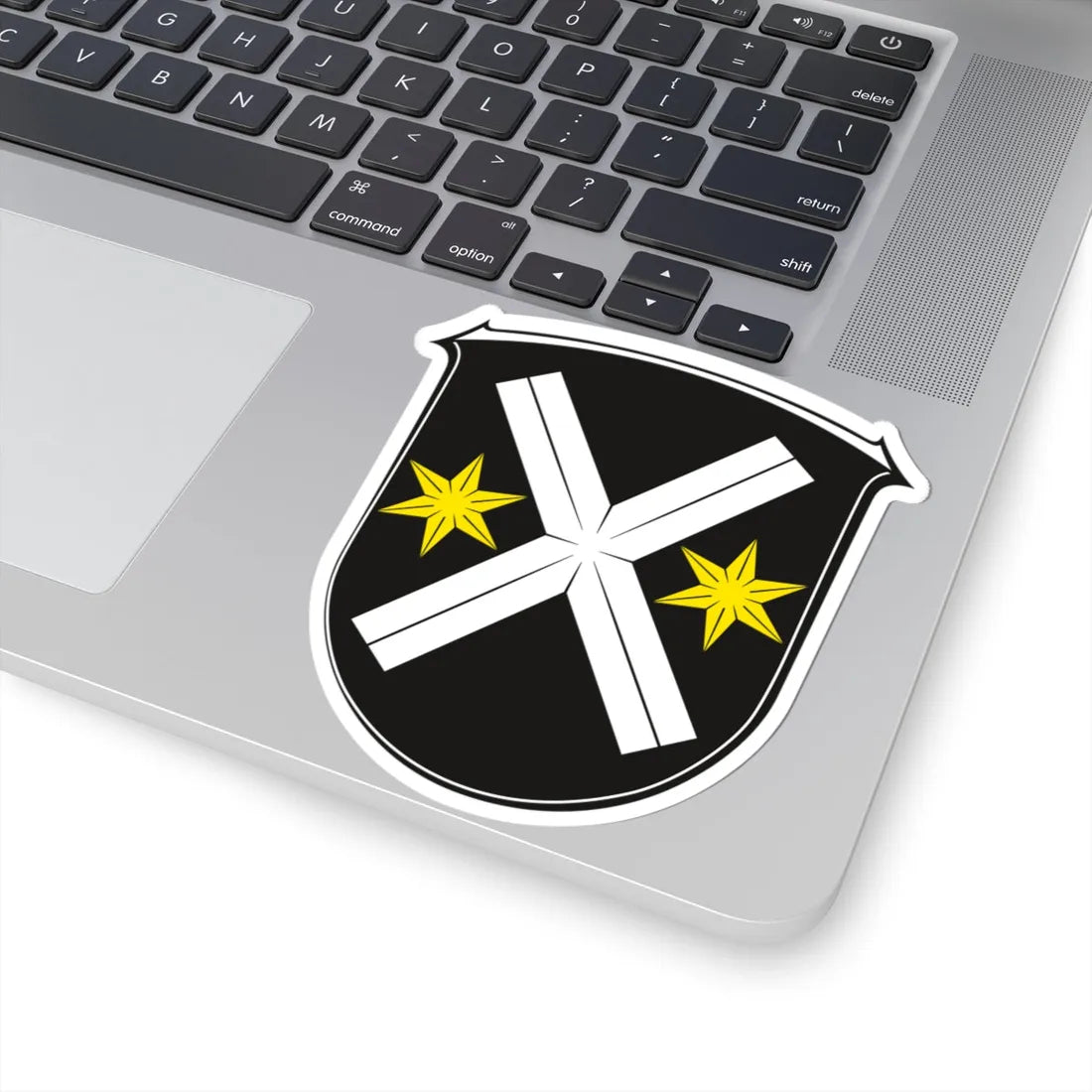 Wappen Lampertheim (Germany) (Coat of Arms) STICKER Vinyl Kiss-Cut Decal - The Sticker Space
