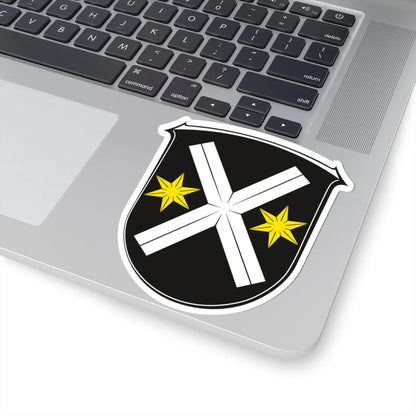 Wappen Lampertheim (Germany) (Coat of Arms) STICKER Vinyl Kiss-Cut Decal - The Sticker Space