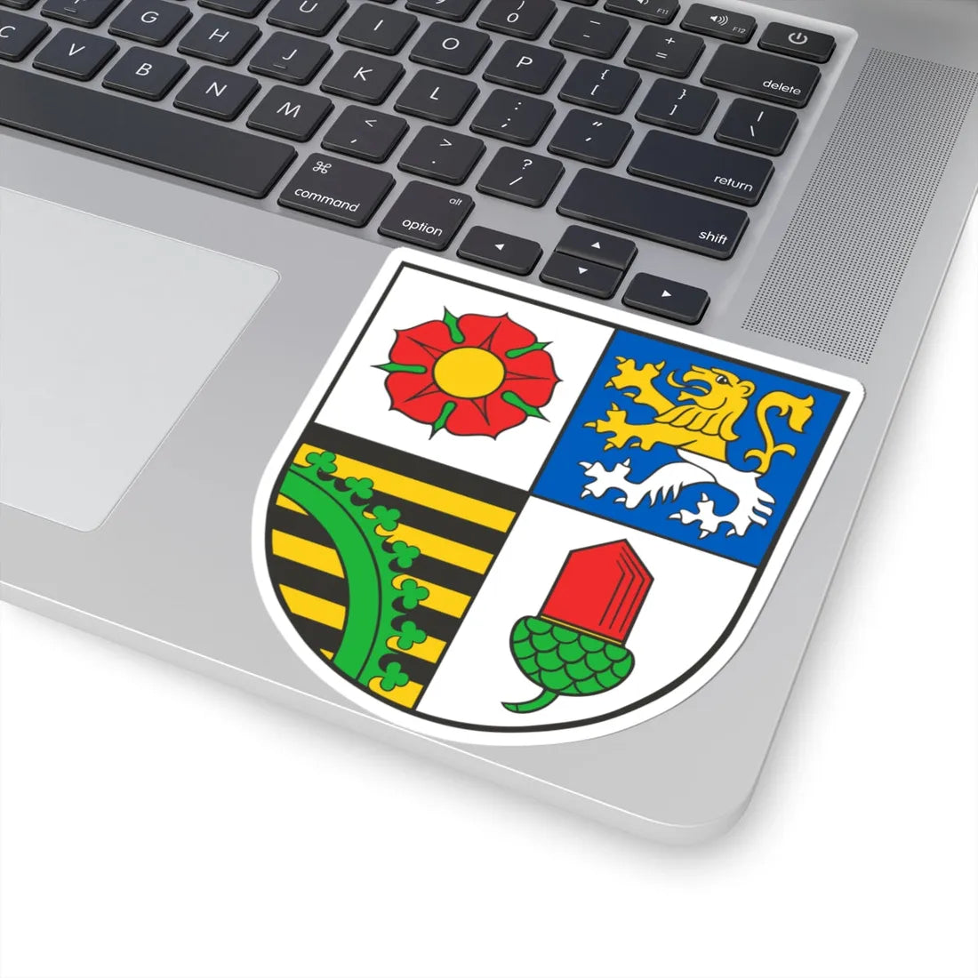 Wappen Landkreis Altenburger Land (Germany) (Coat of Arms) STICKER Vinyl Kiss-Cut Decal - The Sticker Space