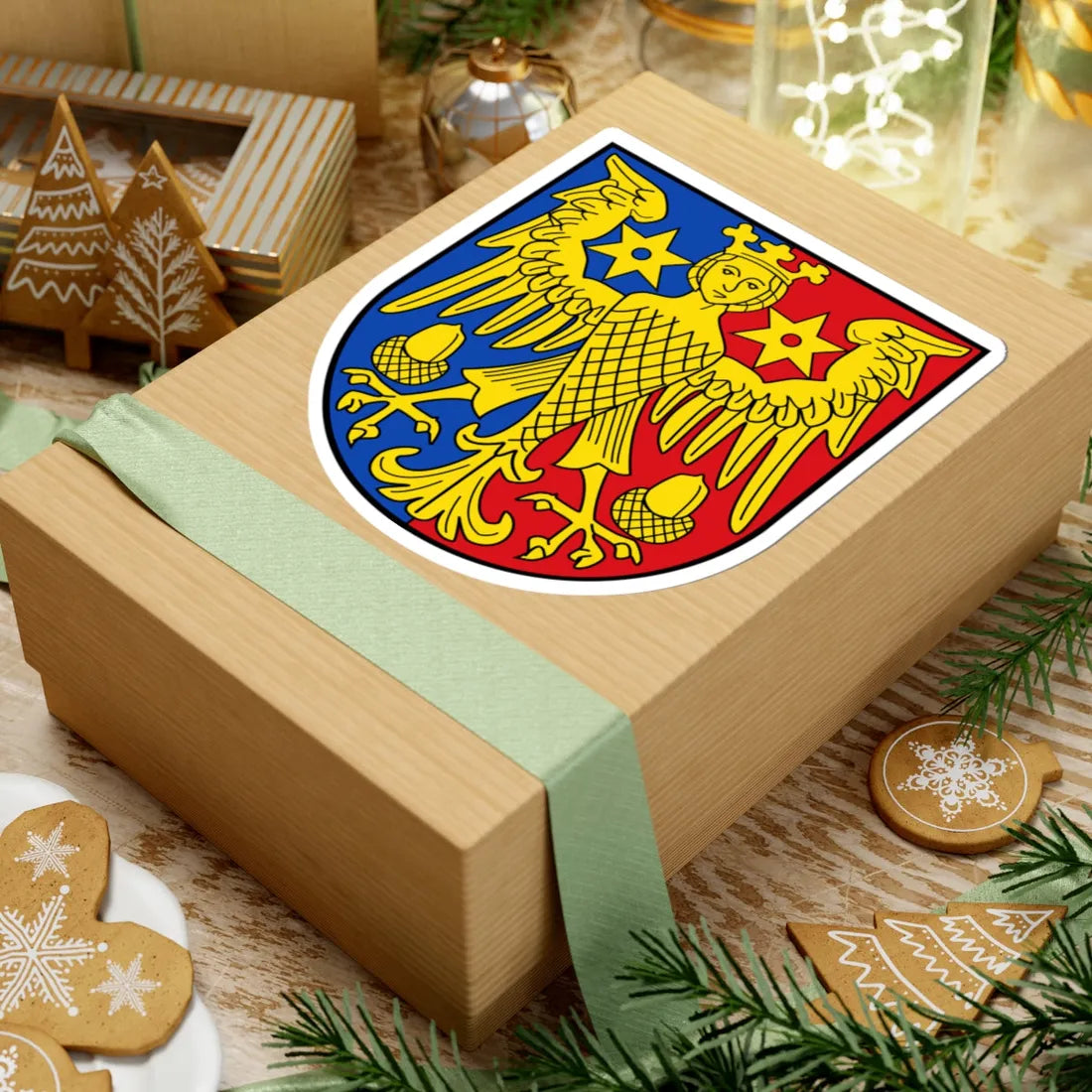 Wappen Landkreis Aurich (Germany) (Coat of Arms) STICKER Vinyl Kiss-Cut Decal - The Sticker Space