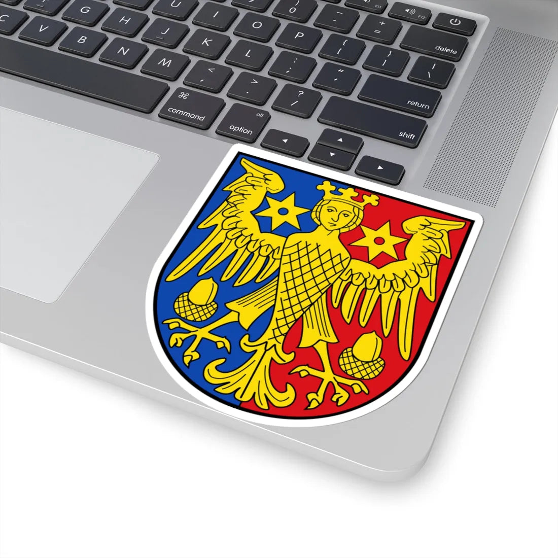 Wappen Landkreis Aurich (Germany) (Coat of Arms) STICKER Vinyl Kiss-Cut Decal - The Sticker Space