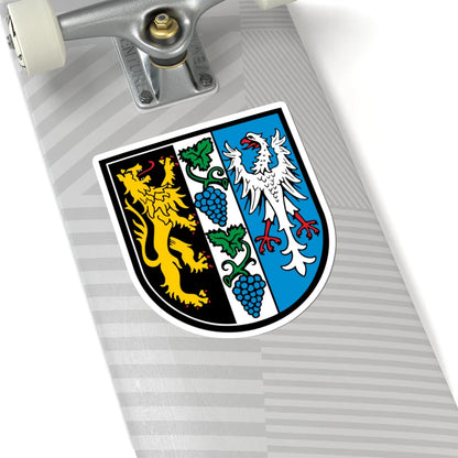 Wappen Landkreis Bad Dürkheim (Germany) (Coat of Arms) STICKER Vinyl Kiss-Cut Decal - The Sticker Space