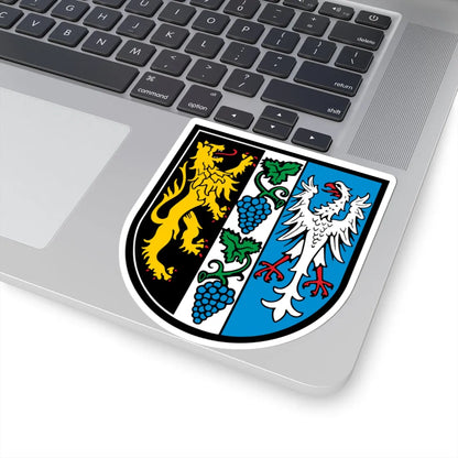 Wappen Landkreis Bad Dürkheim (Germany) (Coat of Arms) STICKER Vinyl Kiss-Cut Decal - The Sticker Space