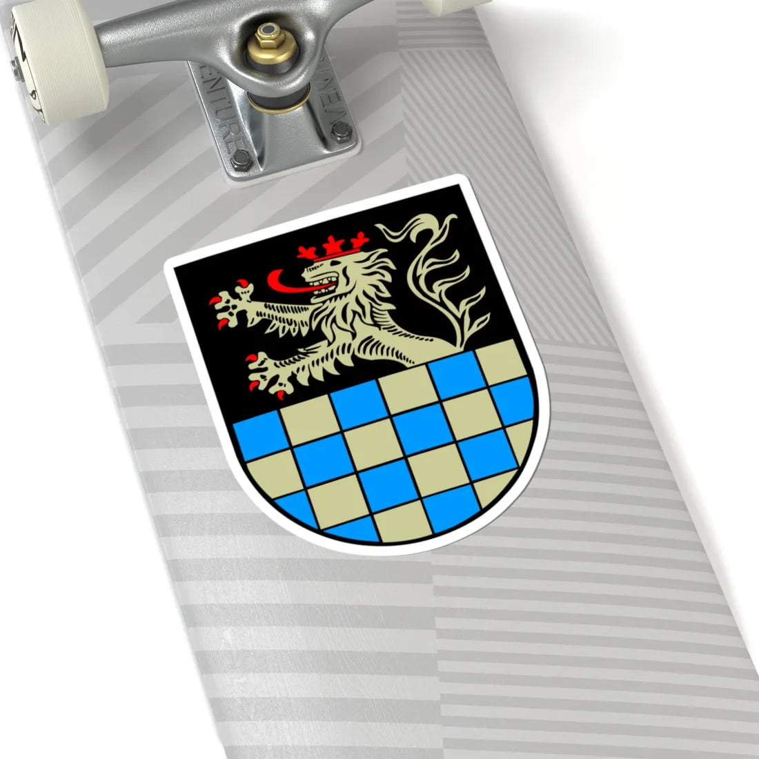 Wappen Landkreis Bad Kreuznach (Germany) (Coat of Arms) STICKER Vinyl Kiss-Cut Decal - The Sticker Space