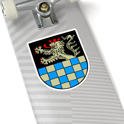 Wappen Landkreis Bad Kreuznach (Germany) (Coat of Arms) STICKER Vinyl Kiss-Cut Decal - The Sticker Space