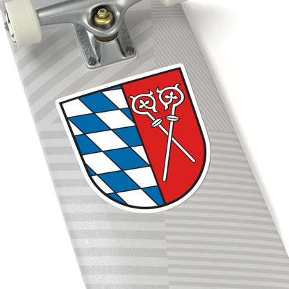Wappen Landkreis Bad Toelz (Germany) (Coat of Arms) STICKER Vinyl Kiss-Cut Decal - The Sticker Space