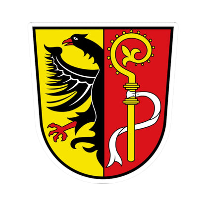 Wappen Landkreis Biberach (Germany) (Coat of Arms) STICKER Vinyl Kiss-Cut Decal 2 Inch White - The Sticker Space