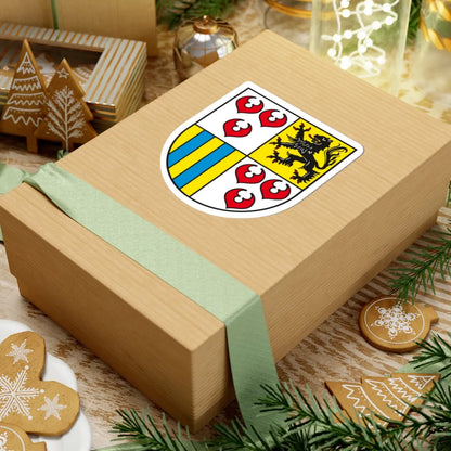 Wappen Landkreis Bitterfeld (Germany) (Coat of Arms) STICKER Vinyl Kiss-Cut Decal - The Sticker Space
