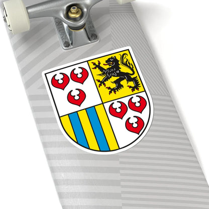 Wappen Landkreis Bitterfeld (Germany) (Coat of Arms) STICKER Vinyl Kiss-Cut Decal - The Sticker Space