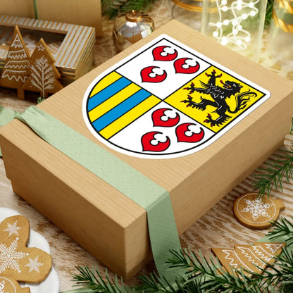 Wappen Landkreis Bitterfeld (Germany) (Coat of Arms) STICKER Vinyl Kiss-Cut Decal - The Sticker Space