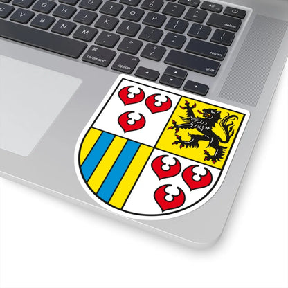 Wappen Landkreis Bitterfeld (Germany) (Coat of Arms) STICKER Vinyl Kiss-Cut Decal - The Sticker Space