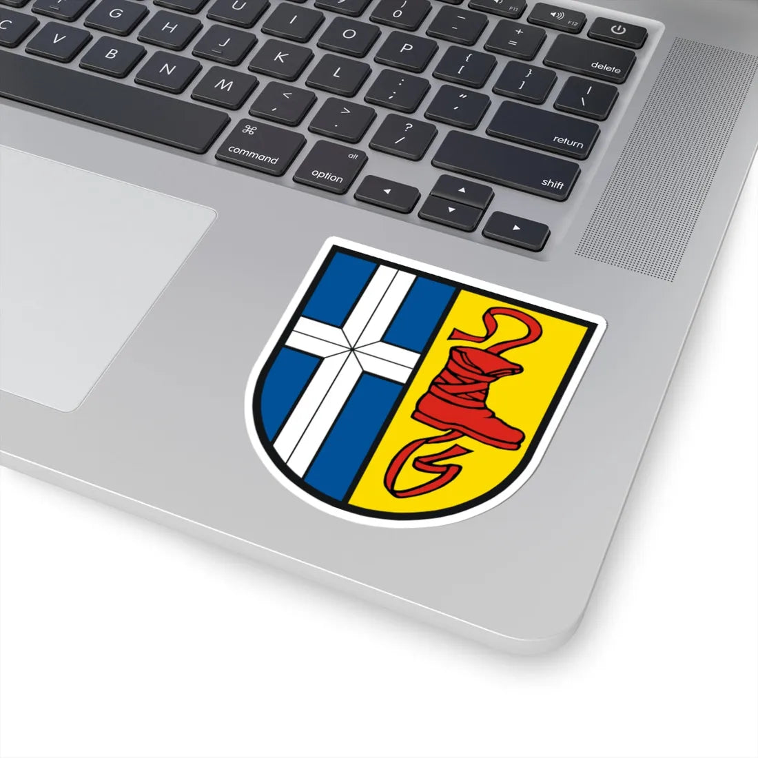 Wappen Landkreis Bruchsal (Germany) (Coat of Arms) STICKER Vinyl Kiss-Cut Decal - The Sticker Space