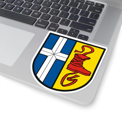 Wappen Landkreis Bruchsal (Germany) (Coat of Arms) STICKER Vinyl Kiss-Cut Decal - The Sticker Space