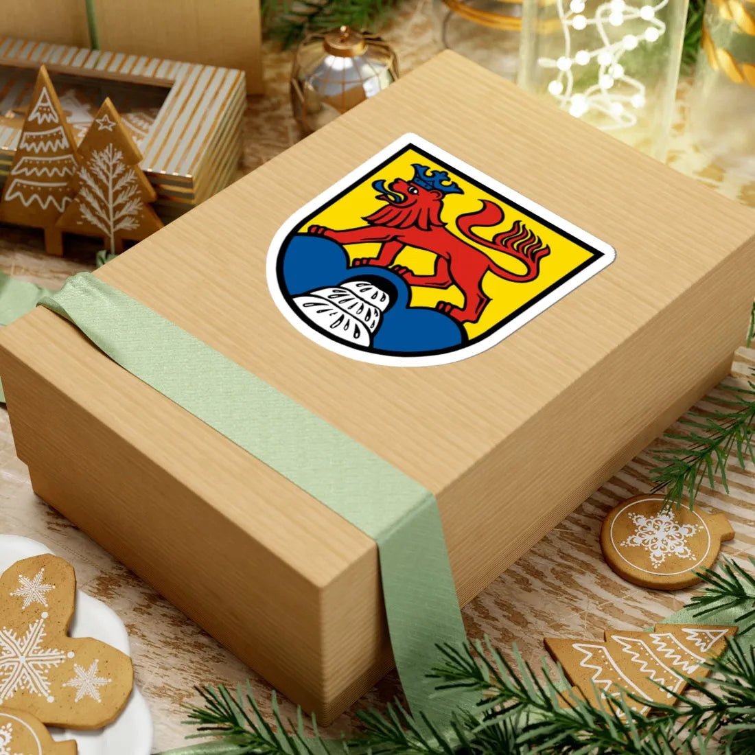 Wappen Landkreis Calw (Germany) (Coat of Arms) STICKER Vinyl Kiss-Cut Decal - The Sticker Space