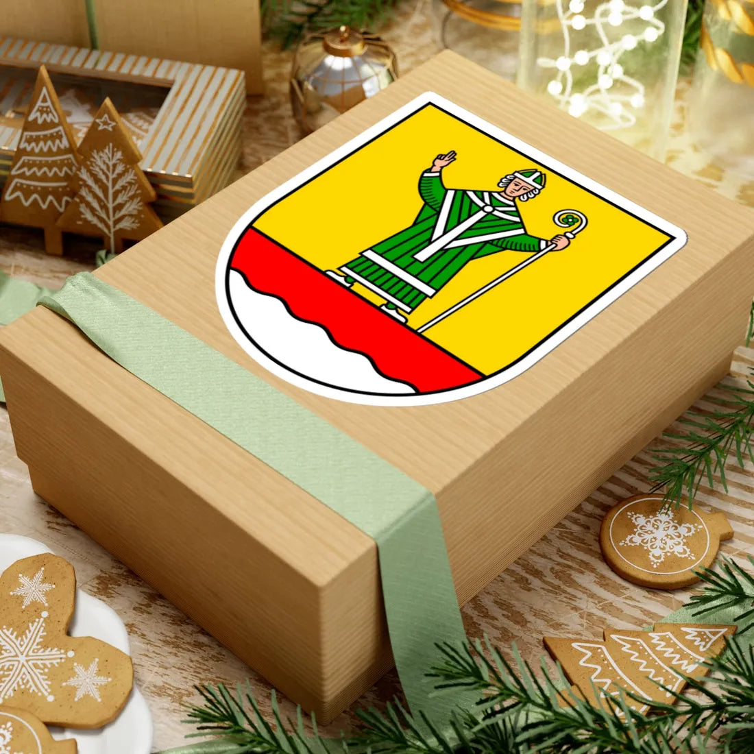 Wappen Landkreis Cuxhaven 2018 (Germany) (Coat of Arms) STICKER Vinyl Kiss-Cut Decal - The Sticker Space