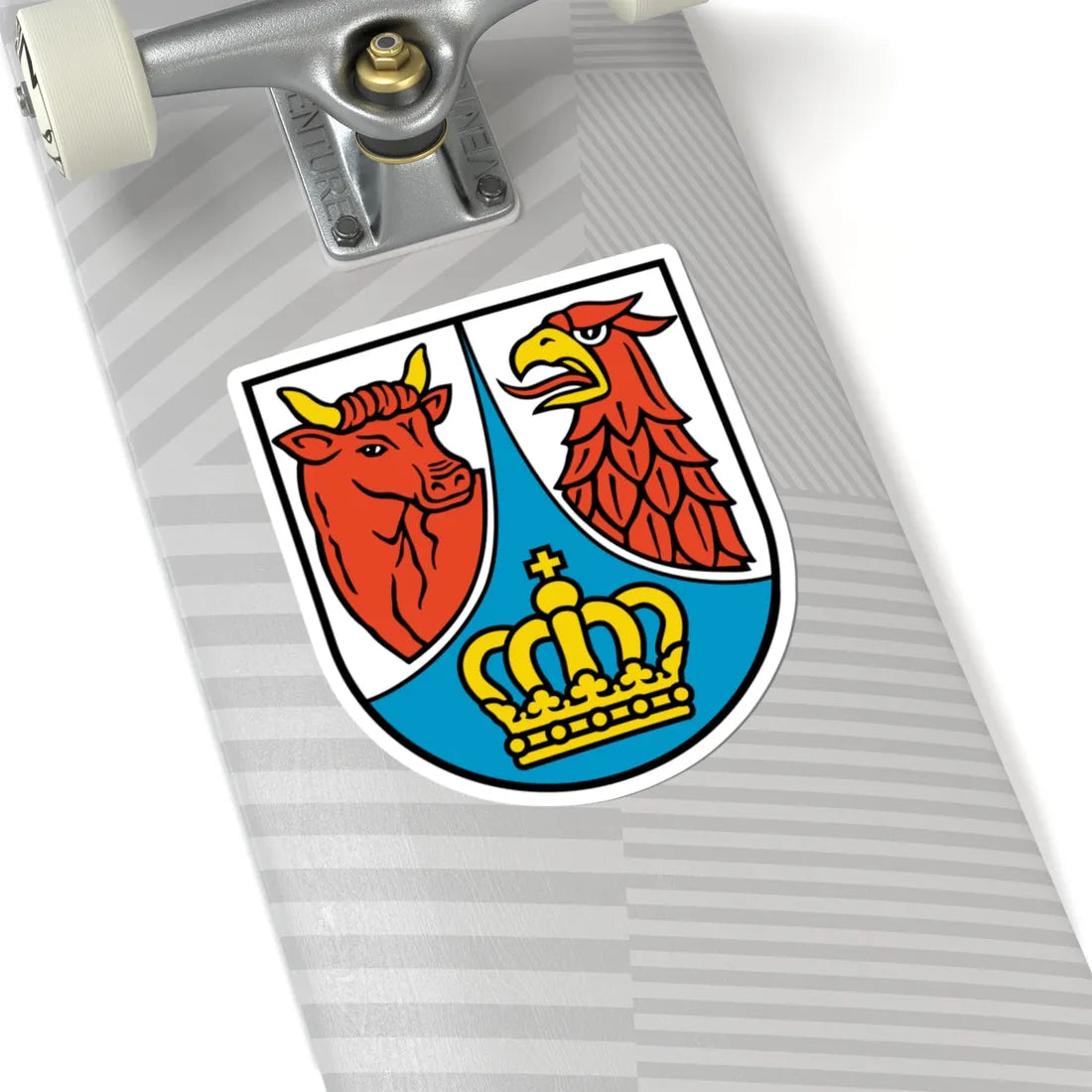 Wappen Landkreis Dahme-Spreewald (Germany) (Coat of Arms) STICKER Vinyl Kiss-Cut Decal - The Sticker Space