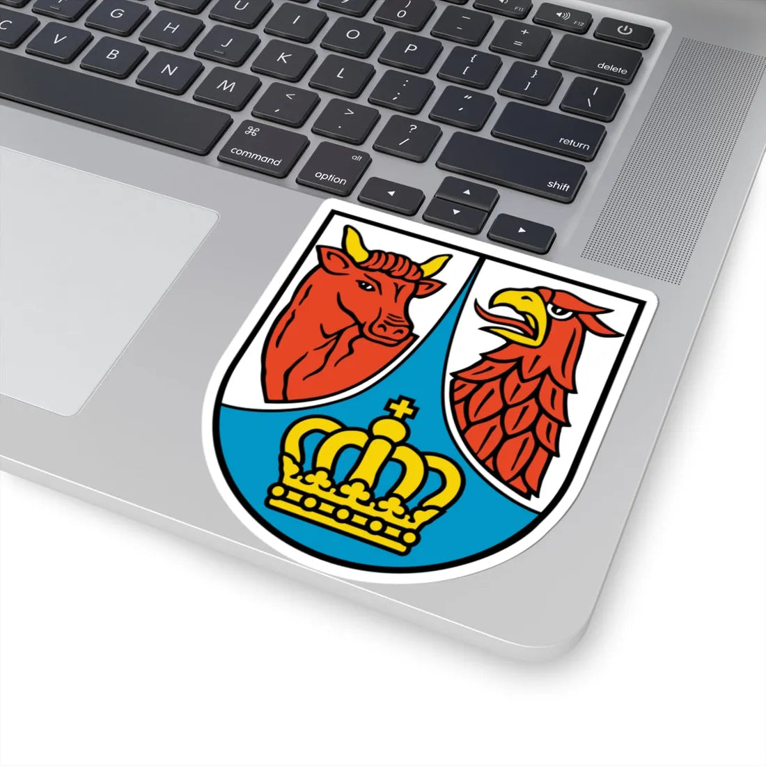 Wappen Landkreis Dahme-Spreewald (Germany) (Coat of Arms) STICKER Vinyl Kiss-Cut Decal - The Sticker Space