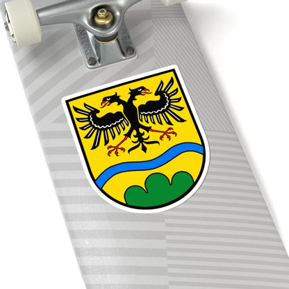 Wappen Landkreis Deggendorf (Germany) (Coat of Arms) STICKER Vinyl Kiss-Cut Decal - The Sticker Space
