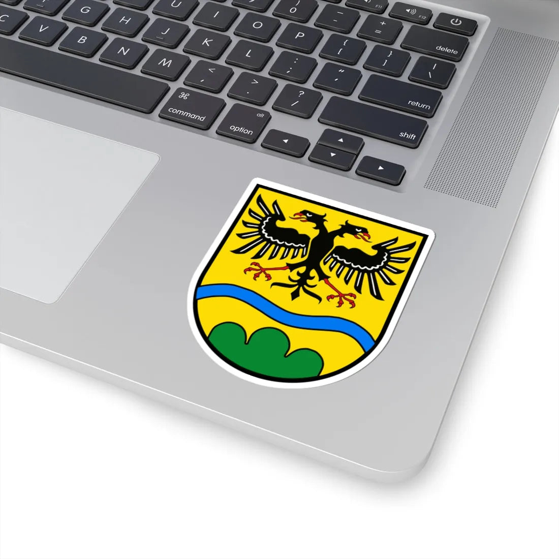 Wappen Landkreis Deggendorf (Germany) (Coat of Arms) STICKER Vinyl Kiss-Cut Decal - The Sticker Space