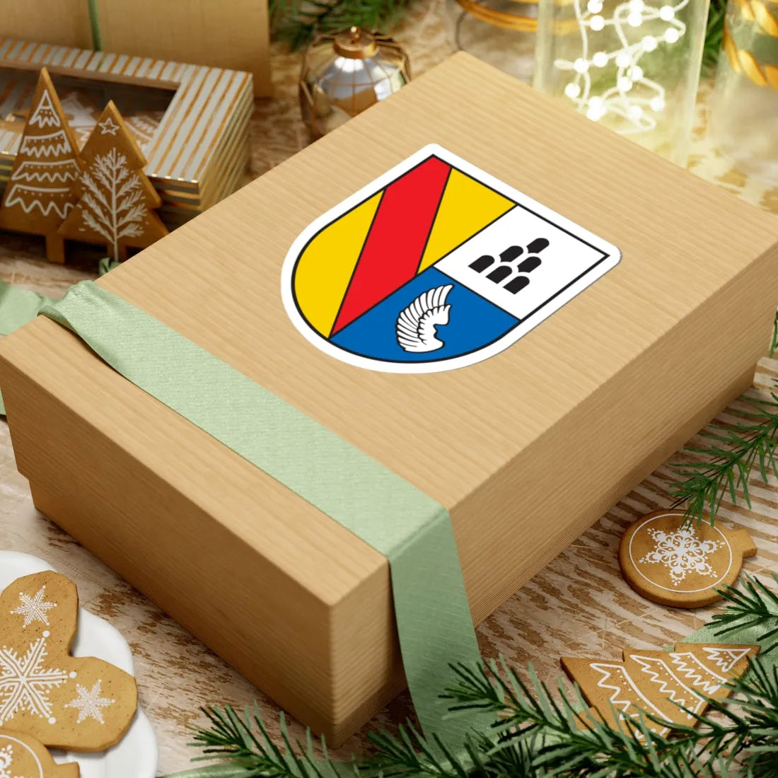 Wappen Landkreis Emmendingen (Germany) (Coat of Arms) STICKER Vinyl Kiss-Cut Decal - The Sticker Space